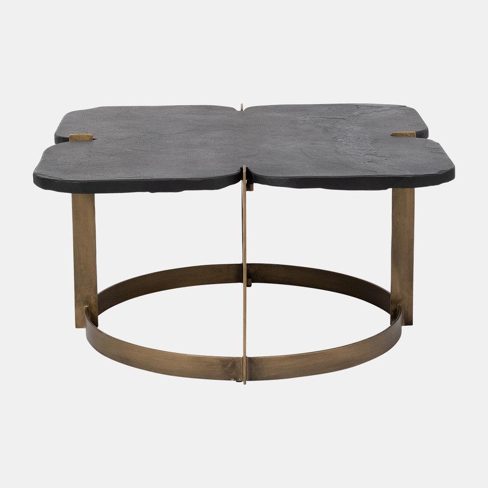 32x17 Stone Top Coffee Table