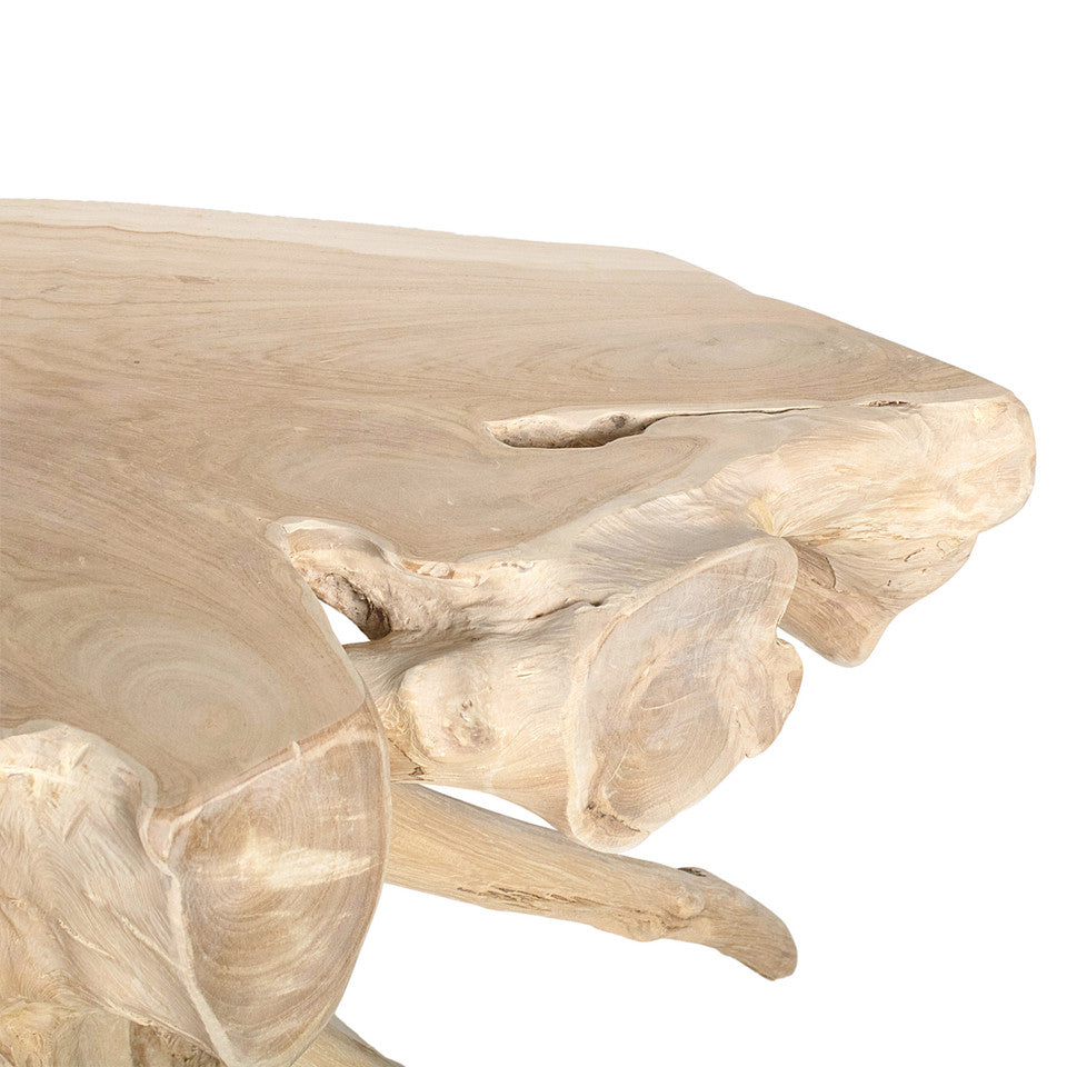 Teakwood Console Table, Natural