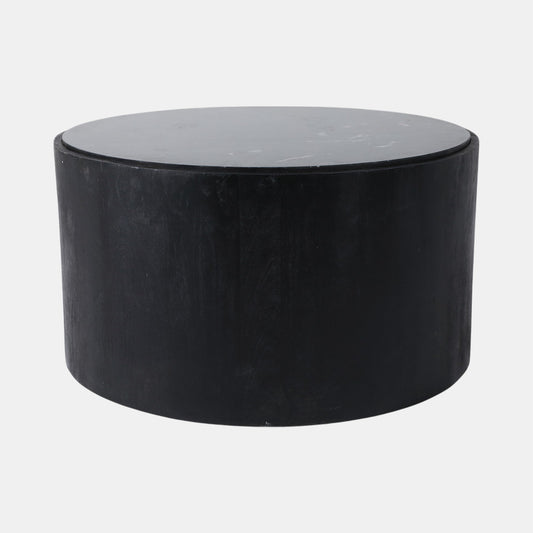 Marble Inlay Round Coffee Table