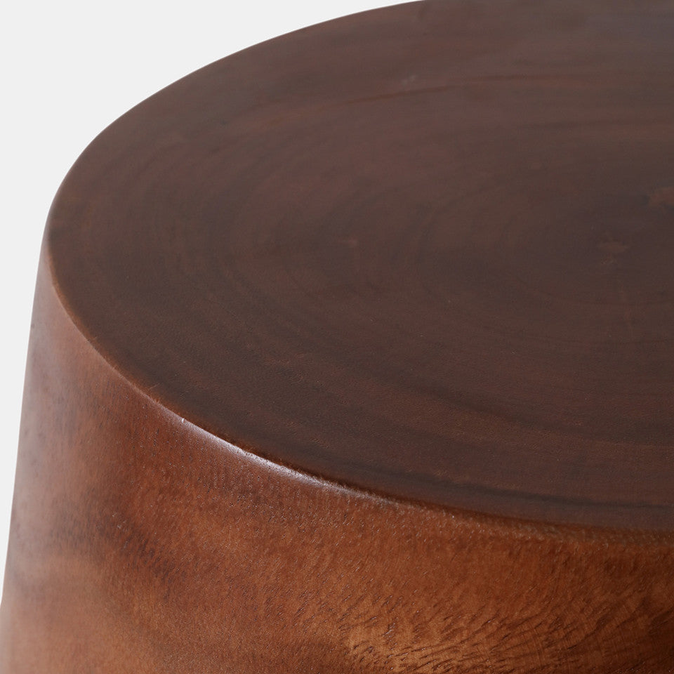 Open Cut-out Wood Accent Table