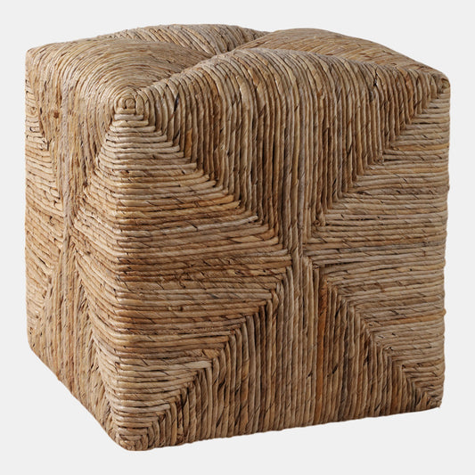 Rattan Square Ottoman