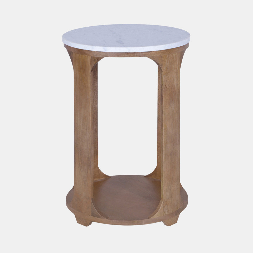 Marble Top Accent Table