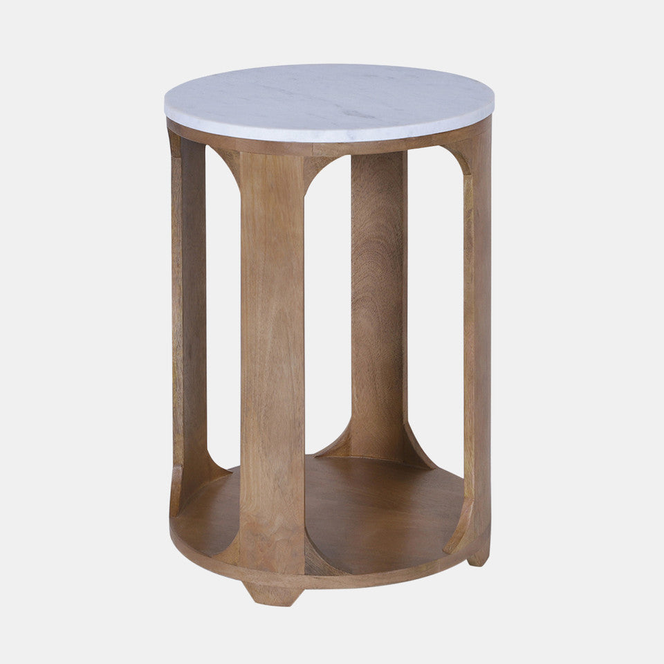 Marble Top Accent Table