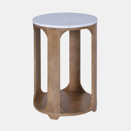 Marble Top Accent Table