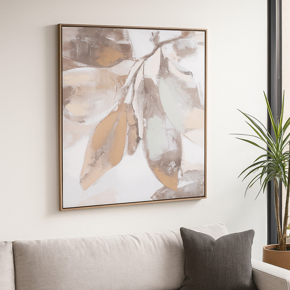 Handpainted Fall Leaves Wall Art