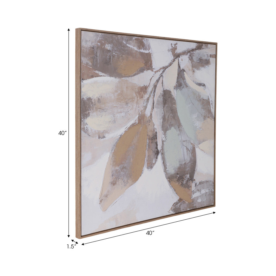 Handpainted Fall Leaves Wall Art