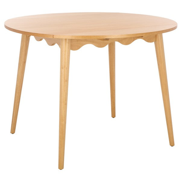 Roma Rnd Drop Leaf Scallop Table