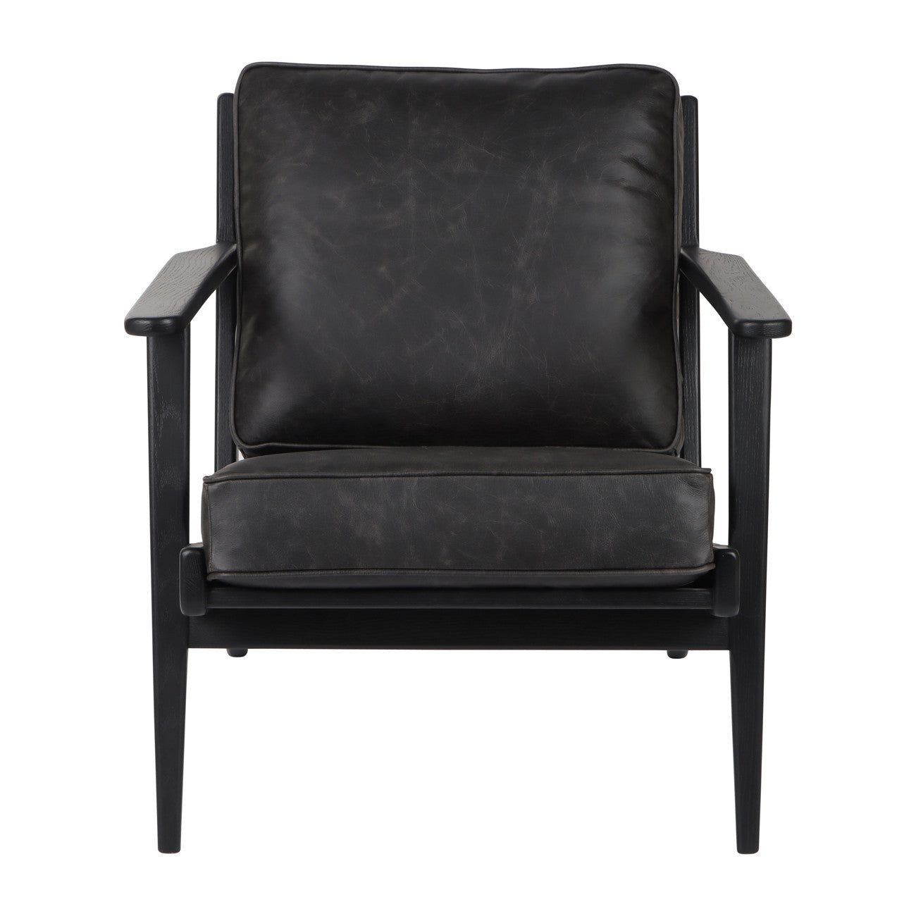Andromeda Top Grain Leather Accent Chair