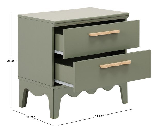Lovette 2 Drawer Nightstand