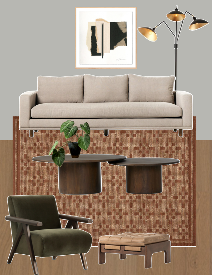 Living Room - Mid Century Modern