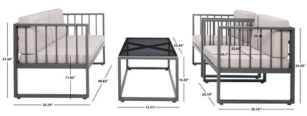 Holyoke 4 Pc Living Set